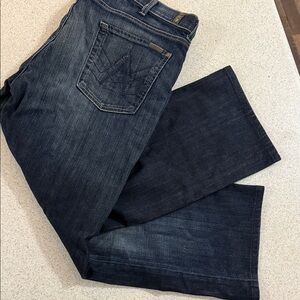 7 For All Mankind Dark Wash Bootcut Jeans
